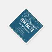 Pensioenpartijenfeiten Unisex Confetti Napkin Servet (Hoek)