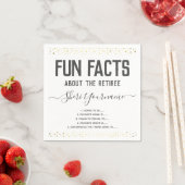 Pensioenpartijenfeiten Unisex Gold Confetti Na Servet (Insitu)