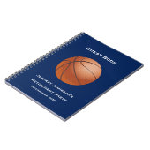 Pensioenpartijenhandboek, Basketball Notitieboek (Linkerzijde)