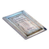 Pensioenpartijtenboekje, weetherende houten deur notitieboek (Rechterzijde)