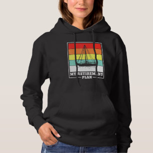 Pensioenpensioen boot Zeilboot Hoodie