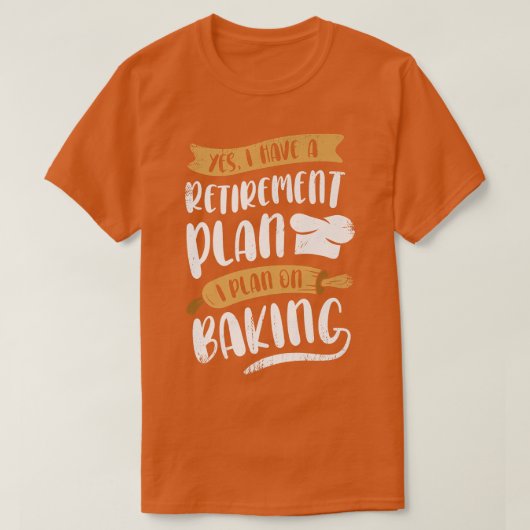 Pensioenplan-baken T-shirt (Design voorkant)