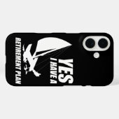 Pensioenplan Catamaran Trapeze Zeilkapitein Case-Mate iPhone Case (Achterkant (horizontaal))