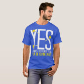 Pensioenplan Darts Speler T-shirt (Voorkant volledig)