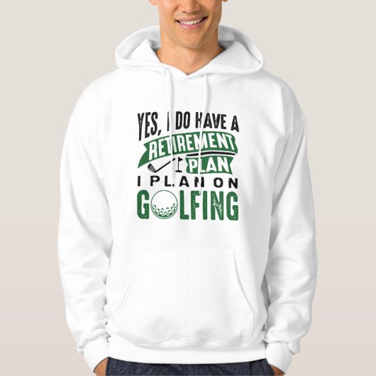 Pensioenplan Golfing Hoodie (Voorkant)