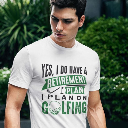 Pensioenplan Golfing T-shirt