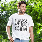 Pensioenplan Golfing T-shirt