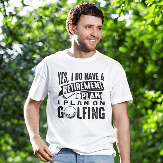 Pensioenplan Golfing T-shirt