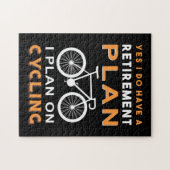 Pensioenplan I voor fietsen Legpuzzel (Horizontaal)