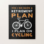 Pensioenplan I voor fietsen Legpuzzel (Verticaal)