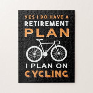 Pensioenplan I voor fietsen Legpuzzel