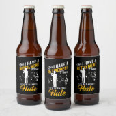 Pensioenplan I zal de fluit spelen Bier Etiket (Flessen)