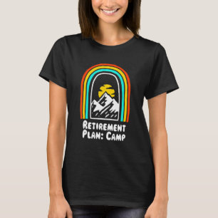 Pensioenplan Kampeerterrein Gepensioneerden Kamper T-shirt