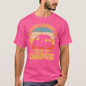 Pensioenplan op Camping RV Camper Traveller Fun T-shirt (Voorkant)