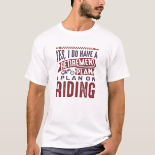 Pensioenplan rijden t-shirt
