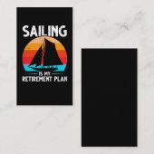 Pensioenplan voor de zeevaart kapitein Retiree Visitekaartje (Voorkant / Achterkant)
