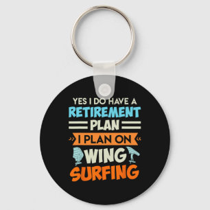 Pensioenplan Wingsurfen Wing Foil Wing Foil  Sleutelhanger