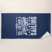 Pensioenplan Zeilen Strandlaken (Voorkant)