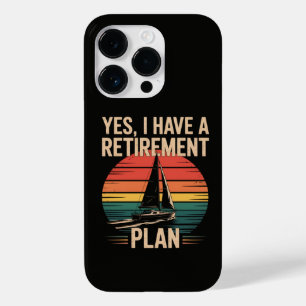 Pensioenplan Zeilen Zeilboot Case-Mate iPhone 14 Pro Hoesje