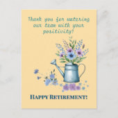 Pensioenpost Kaart, collega, vriend Feestdagenkaart (Voorkant)