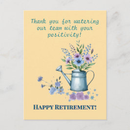 Pensioenpost Kaart, collega, vriend Feestdagenkaart