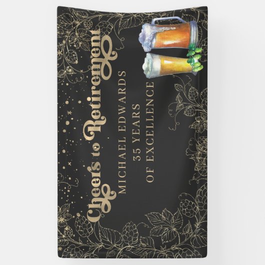 Pensioenprijzen |  banner van de Beer Party (Verticaal)