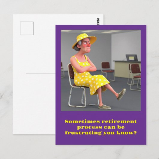 " PENSIOENPROCES BIJ SS KANTOOR " BRIEFKAART (Voorkant / Achterkant)