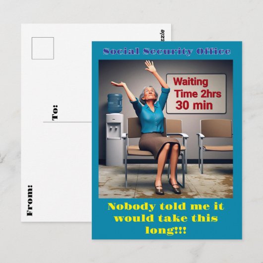 " PENSIOENPROCES BIJ SS KANTOOR " BRIEFKAART (Voorkant / Achterkant)