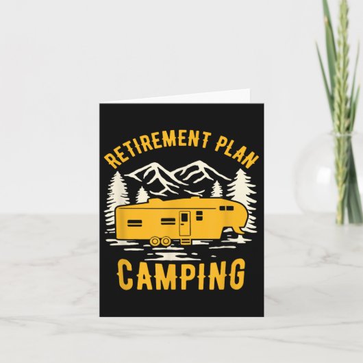 Pensioenregeling - Camping - Voor 5e Wiel Campers Kaart (Voorkant)