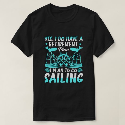 Pensioenregeling die ik van plan ben te gaan verko t-shirt (Design voorkant)