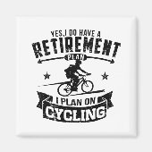 Pensioenregeling fietsen magneet (Voorkant)