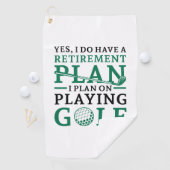 Pensioenregeling Golf Golfhanddoek (Insitu)