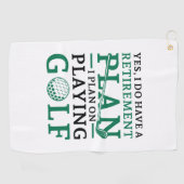 Pensioenregeling Golf Golfhanddoek (Horizontaal)