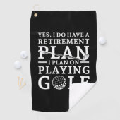 Pensioenregeling Golf Golfhanddoek (Insitu)