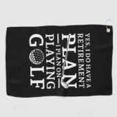 Pensioenregeling Golf Golfhanddoek (Horizontaal)