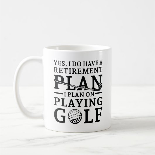 Pensioenregeling Golf Koffiemok (Links)