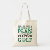 Pensioenregeling Golf Tote Bag (Achterkant)
