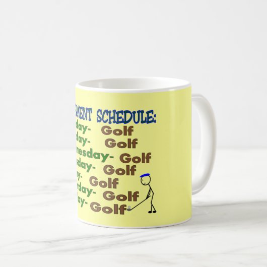 Pensioenregeling GOLFER Koffiemok (Voorkant rechts)