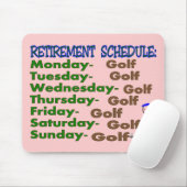 Pensioenregeling GOLFER Muismat (Met muis)