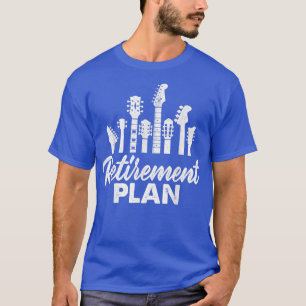 Pensioenregeling Guitarist Music Band Lover T-shirt