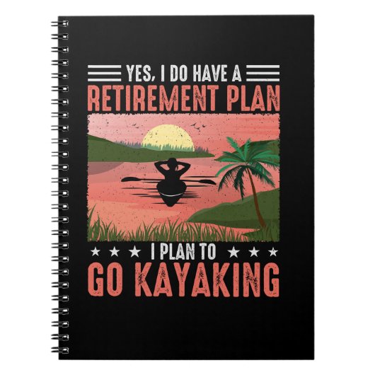 Pensioenregeling Kayaking Notitieboek (Voorkant)