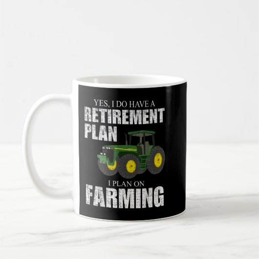 Pensioenregeling Kwekerbouwers Funny Farmer Distre Koffiemok (Links)