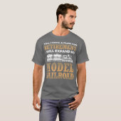 Pensioenregeling Model Spoorwegtreinen Locomotief T-shirt (Voorkant volledig)