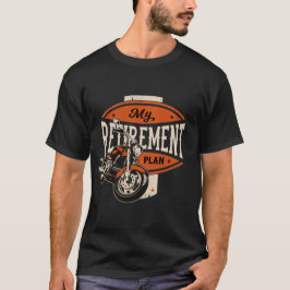 Pensioenregeling motorfiets Rider Gift T-shirt