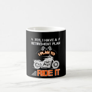 Pensioenregeling motorrijwielen koffiemok