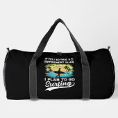 Pensioenregeling: Surfen & Zonsondergangen Plunjezak (Achterkant)