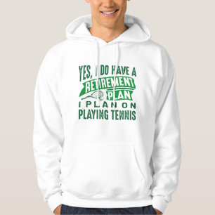 Pensioenregeling Tennis Hoodie