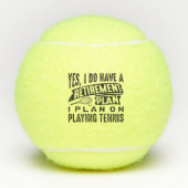 Pensioenregeling Tennis Tennisballen (Voorkant)