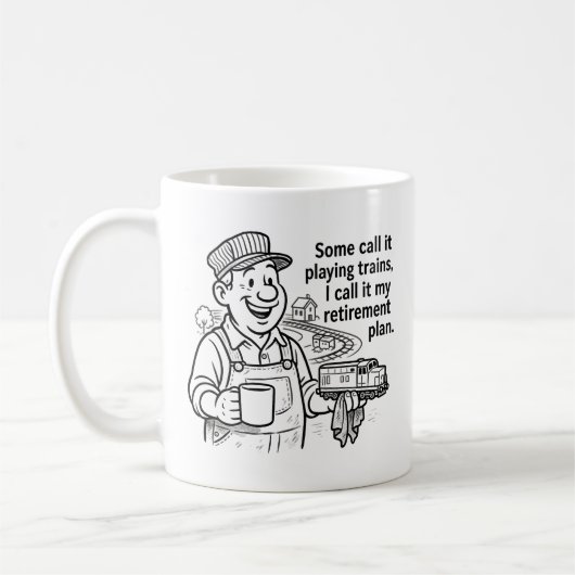 Pensioenregeling - Train Driver Wisdom Koffiemok (Links)