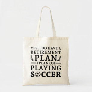 Pensioenregeling Voetbal Tote Bag